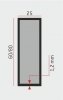 Drabina wielofunkcyjna 3 – elementowa ze stabilizatorem 3X8 Faraone AK250.3